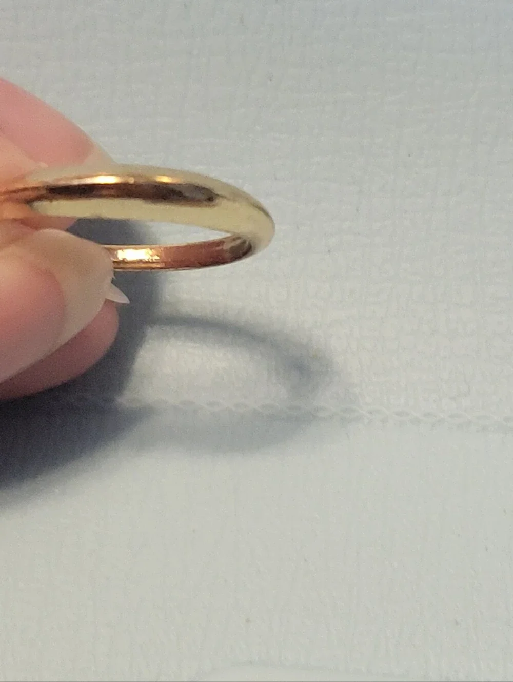 Dome Simple Gold Band Ring